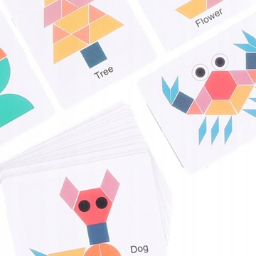 Геометрические интерактивные игрушки из блоков-пазлов