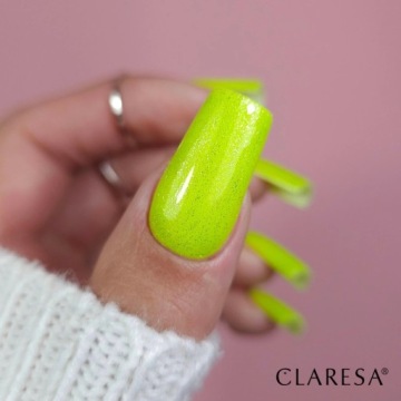 CLARESA ГИБРИДНЫЙ ЛАК ДЛЯ НОГТЕЙ FUNKY DISCO 7 LIME LIGHT 5 г