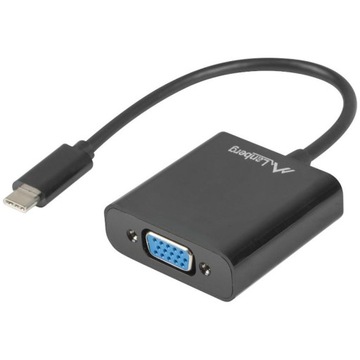 Adapter konwerter USB-C na VGA Lanberg USB 3.1