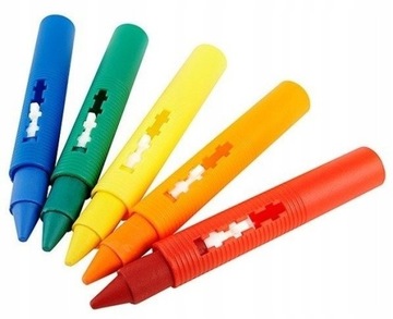 Моющиеся детские мелки для ванны, 9 цветов Colorino