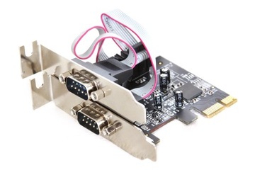 KONTROLER 2xCOM - EXONE PI40952-3X2B - PCIEx1 LOW