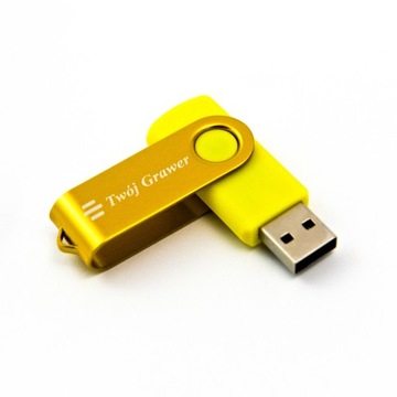 USB-накопитель емкостью 4 ГБ с гравированным логотипом