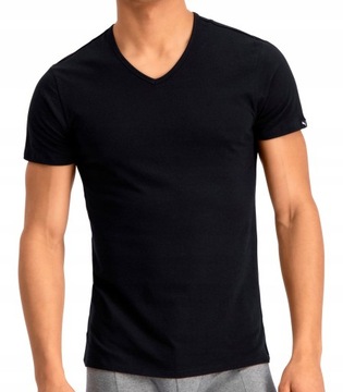 PUMA KOSZULKA MĘSKA T-SHIRT BASIC 2PARY CZARNA r.L