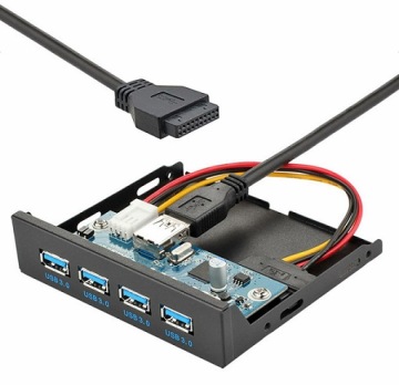 Передняя панель 3,5 дюйма, 4 порта USB3.0, 20 контактов