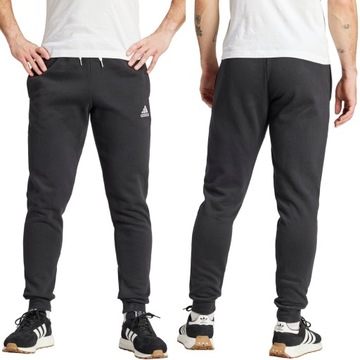 adidas spodnie dresowe męskie sportowe bawełna na siłownię czarne r l