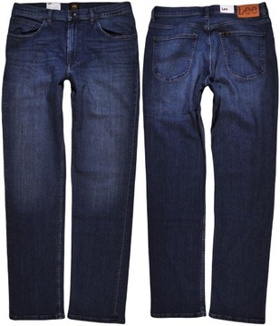 LEE spodnie BLUE jeans BROOKLYN STRAIGHT W31 L34