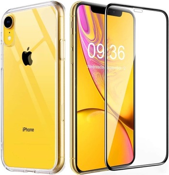 ARMOR SLIM ETUI DO IPHONE XR + SZKŁO 9D OCHRONA ERANU PLECKÓW DLA APPLE XR