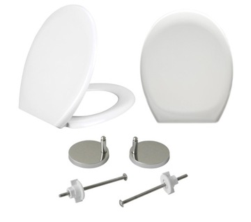 Сиденье для унитаза МЕДЛЕННО ЗАКРЫВАЮЩЕЕСЯ для DELFI, жесткое