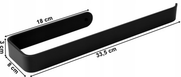 КУХНЯ ЛОФТ ЧЕРНЫЕ ОБОИ РУЧКА ДЛЯ ПОЛОТЕНЦА НА КЛЕЙ