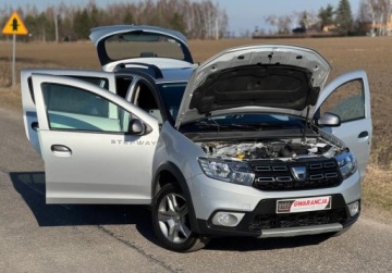 Dacia Sandero II Hatchback 5d Facelifting 0.9 TCe 90KM 2018 Dacia Sandero Stepway LEDY KLIMA nawigacja PISEMNA GWARANCJA w cenie Tra, zdjęcie 20