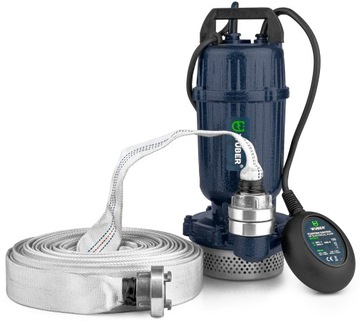 ПОГРУЖНОЙ НАСОС С ПОПЛАВКОМ ДЛЯ ЗАГРЯЗНЕННОЙ ЧИСТОЙ ВОДЫ, сито 250 л/мин + ШЛАНГ 1