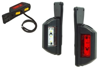 Lampa obrysowa LED do przyczepy lawety naczepy ciężarówki HOR-63 LD731/P