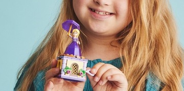 LEGO ПОДАРОК ​​ДЛЯ ДЕТЕЙ 5 И 6 ЛЕТ Принцессы Диснея 43214 Кружащаяся Рапунцель + СУМКА