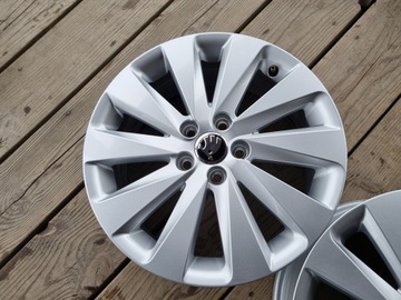 4× DISK HLINÍK SEAT OE ARONA,IBIZA,VW POLO,AUDI A1,SKODA FABIA 6.0" X 16" 5X100 ET 45