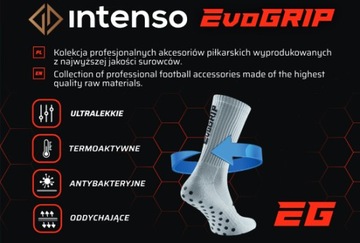 GETRY TUBY skarpety PIŁKARSKIE BEZ STOPY EvoGRIP SENIOR PROFESSIONAL DŁUGIE