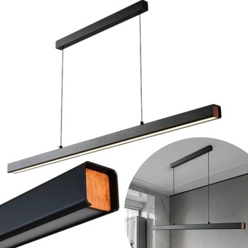 LAMPA SUFITOWA LED 10W BARWA NEUTRALNA DO SALONU POKOJU NOWOCZESNA 100CM