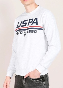 Bluza Męska U.S. POLO ASSN. USSWS4001 Szara r. XL