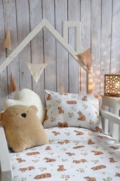 Мешочек для детского сада для постельного белья Мишка