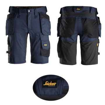 Krótkie spodenki Snickers 6141 Stretch r. 60 grana