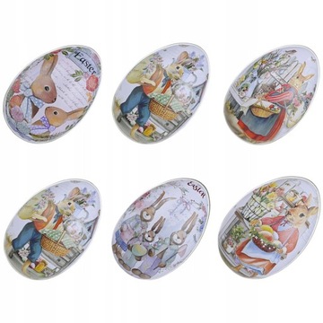 Easter Egg Box Kids Nadziewane Jajka 6 Szt