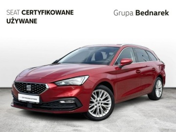 Seat Leon IV Sportstourer 1.5 EcoTSI 130KM 2022 Seat Leon Sportstourer Bezwypadkowy / Salon Polska