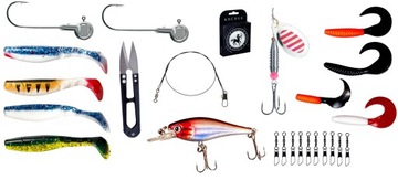 Спиннинговый набор Jaxon, удочка, катушка для воблера