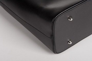 ЧЕРНАЯ СУМКА-ШОПЕР ИЗ НАТУРАЛЬНОЙ КОЖИ А4 XL VERA PELLE