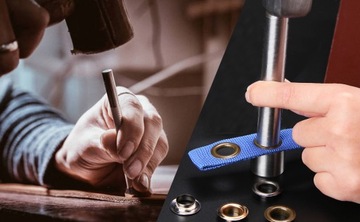 ZESTAW OCZEK, 300 szt. Z DZIURKACZEM, PODSTAWA, NARZĘDZIE INSTALACYJNE, 12MM, MIEDŹ
