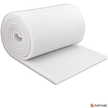 Ткань фильтровальная нетканая Фильтр для рекуператора вентиляции М5 50мм в рулоне