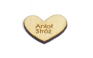 DEKOR SERCE ANIOŁ STRÓŻ MAKRAMA DIY DECOUPAGE ME9
