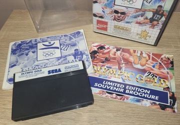 OLYMPIC GOLD BARCELONA '92 1992 — НАБОР SMS ДЛЯ SEGA MASTER SYSTEM + ЗАЩИТНИК