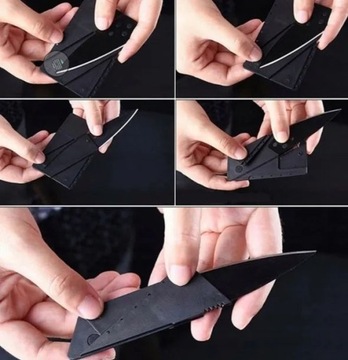 Складной нож Card Survival Steel Lock