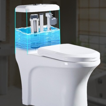 Zawór spłukujący toaletę Zawór wylotowy wody Wymiana zbiornika toalety WC 28cm