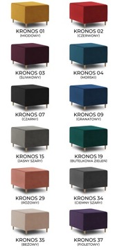 Пуф FIREZE Тканевая подставка для ног Kronos 09 Темно-синий