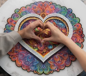 ДЕРЕВЯННАЯ ЗАГАДКА МАНДАЛА ОСОЗНАННАЯ ЛЮБОВЬ