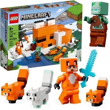 LEGO MINECRAFT 21178 — СРЕДА ЛИСЬЕГО ДОМИКА