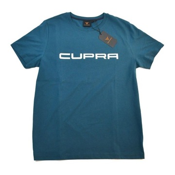 ФУТБОЛКА CUPRA LOGO БЕНЗИНОВЫЙ СИНИЙ РАЗМЕР. L ОРИГИНАЛ ОЭ