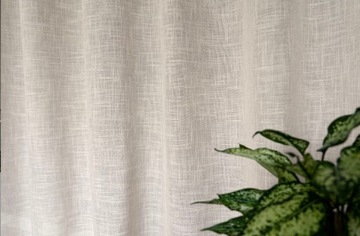 Tkanina Stylizowana Na Len Materiał Na Zasłony Beżowy Melanż 300 cm 03