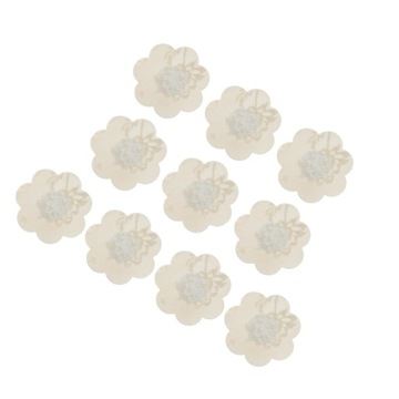 10x Nakładki na sutki Koronkowe 8 cm kwiatki