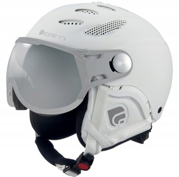 Francuski Kask Narciarski CAIRN COSMOS POLARIZED 55-57 BIAŁY MAT