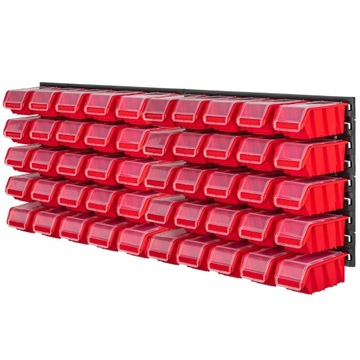 ИНСТРУМЕНТАЛЬНАЯ ДОСКА СТЕНА ДЛЯ МАСТЕРСКОЙ 116x39см 50 ПОДДОНЕЙ ДЛЯ МАСТЕРСКОЙ