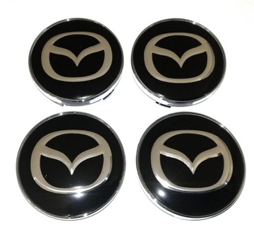 MAZDA DEKIELKI KAPSLE DEKLE ALUFELG 60mm 4SZT NOWE