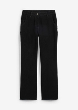 38 SZEROKIE SPODNIE JEANSOWE