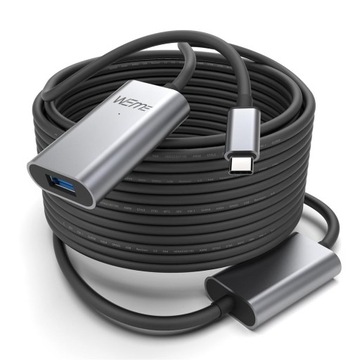 WEME-przedłużacz USB C 10M, typ C, męski na USB,