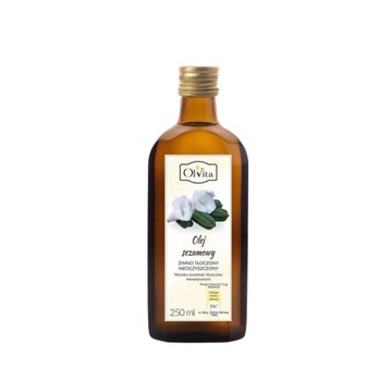 Olej sezamowy zimnotłoczony Olvita 250 ml