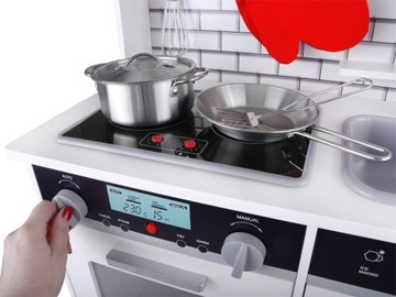 Большая деревянная кухня со светом и звуком ZA3717