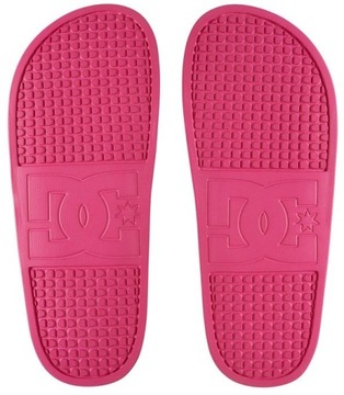 DC Klapki damskie Sliders Platform Hot Pink 40,5