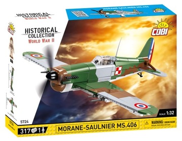 COBI 5724 FRANCUSKI SAMOLOT MORANE-SAULNIER MS.406