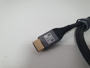 КАБЕЛЬ HDMI 4K UHD 3D HDR 18 Гбит/с Позолоченный НЕЙЛОН 1 м