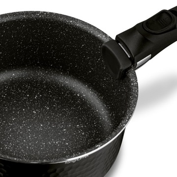 ZESTAW GARNKÓW komplet 3 RONDLE garnki ODPINANA RĄCZKA Konighoffer Handy